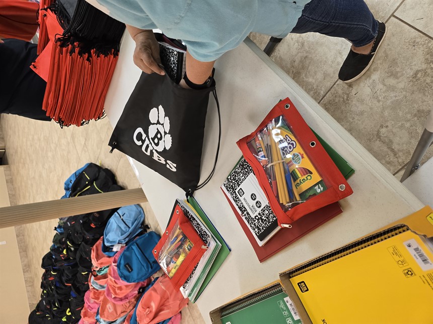 SPCAA Assembles Over 800 Backpacks for Terry Co. Students